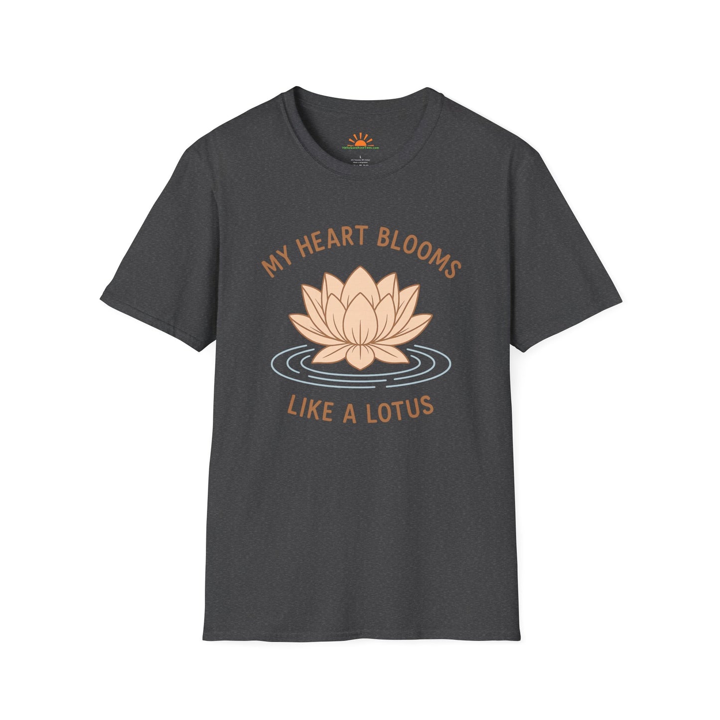 Bloom Like a Lotus Shirt – Yoga Positivity Tee - Hello Sunshine Tees