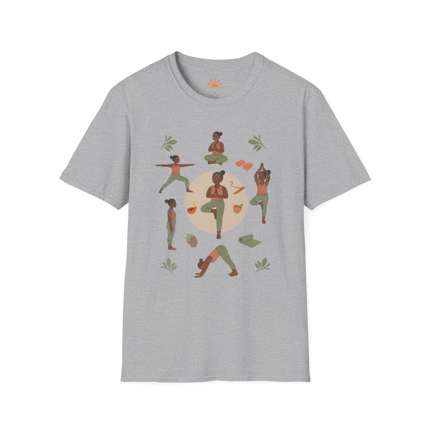 Sunrise Poses - Grounded Glow Grunge Texture - Hello Sunshine Tees
