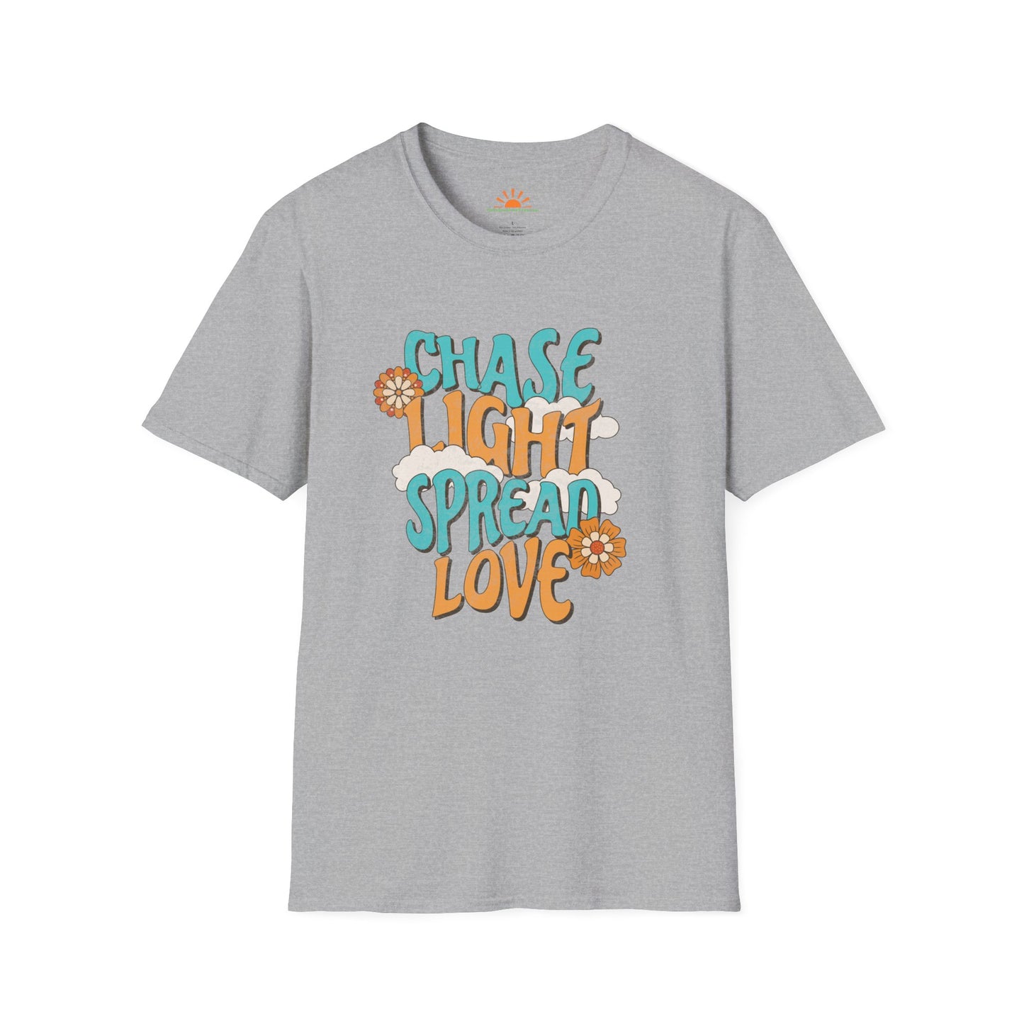 Chase Light Spread Love Shirt – 70s Retro Sunshine Tee - Hello Sunshine Tees
