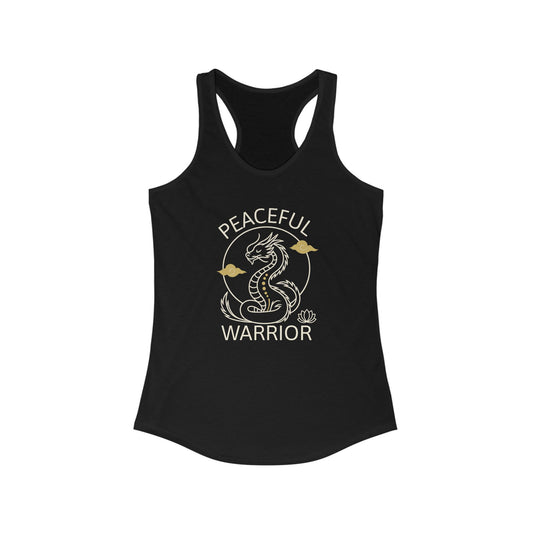 Peaceful Warrior Dragon Tank Top