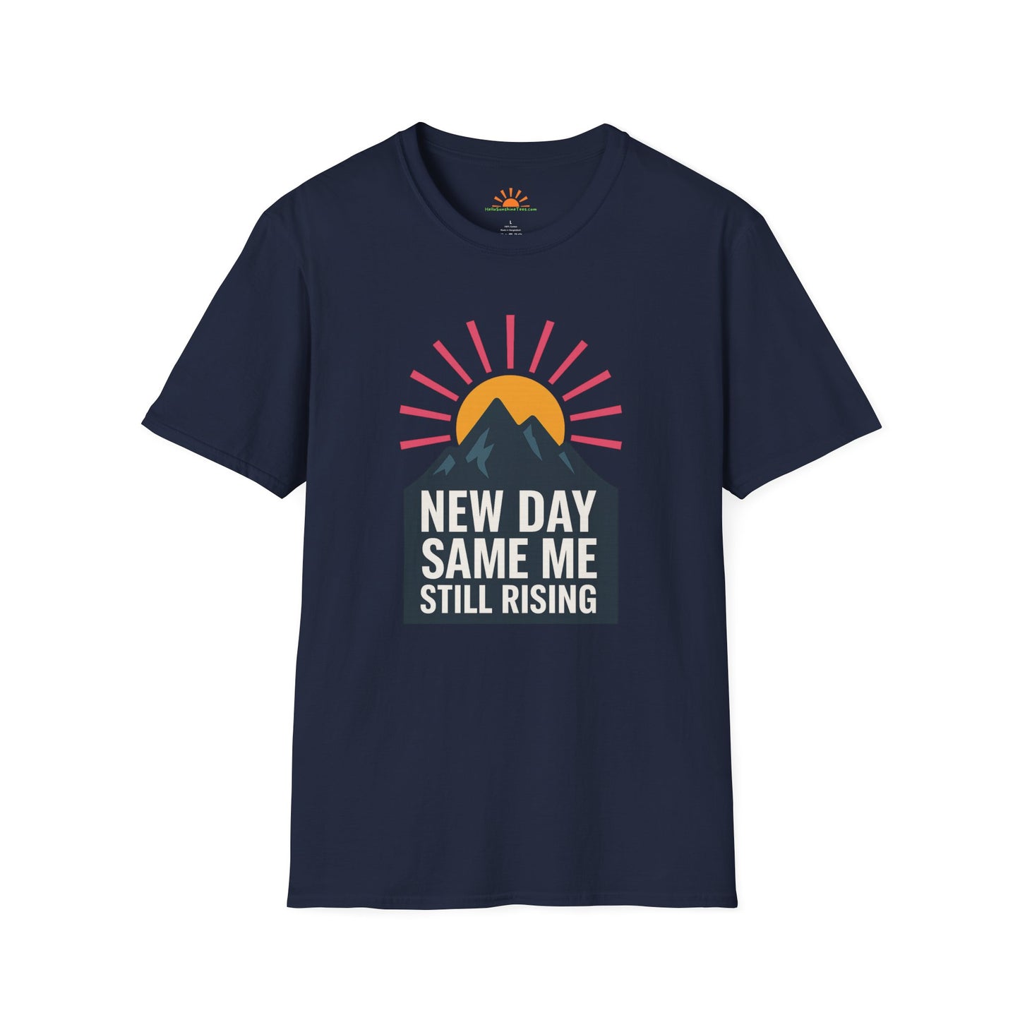 Positive Mindset Shirt – New Day Same Me Rising Sun Tee - Hello Sunshine Tees