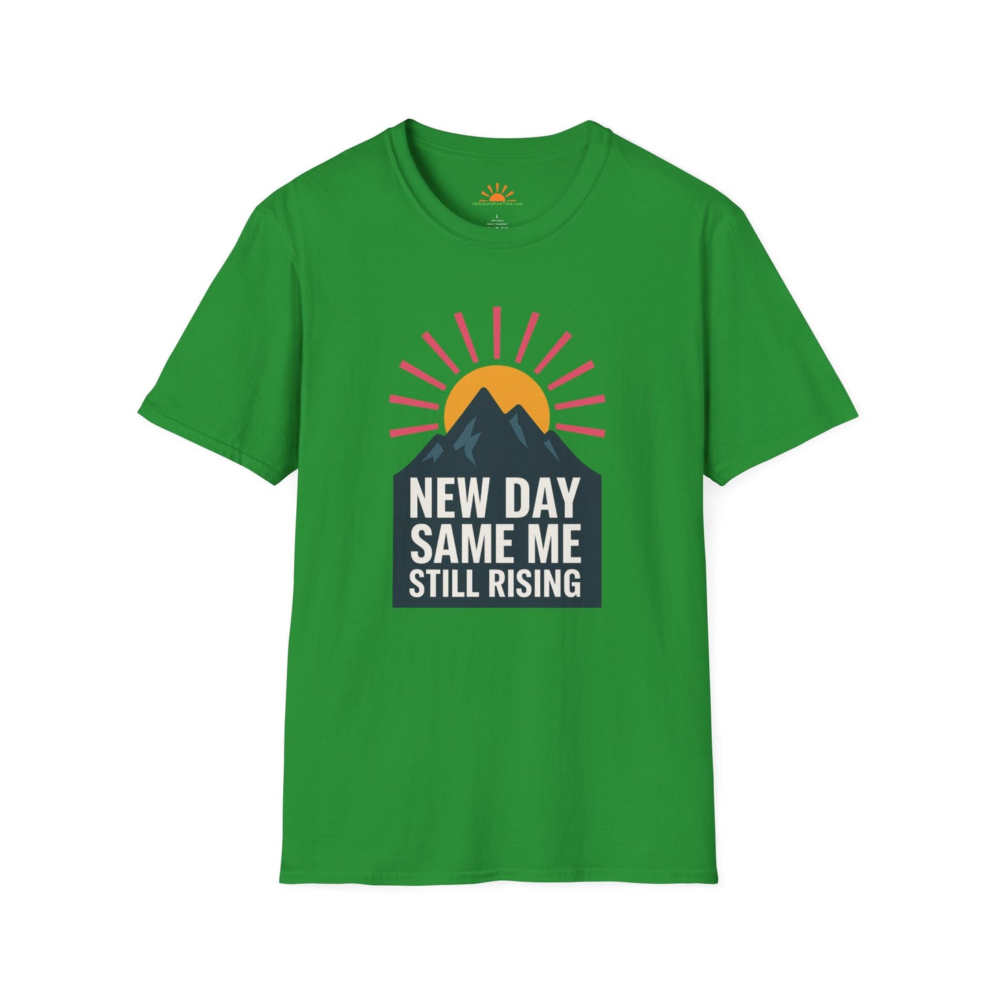 Positive Mindset Shirt – New Day Same Me Rising Sun Tee - Hello Sunshine Tees
