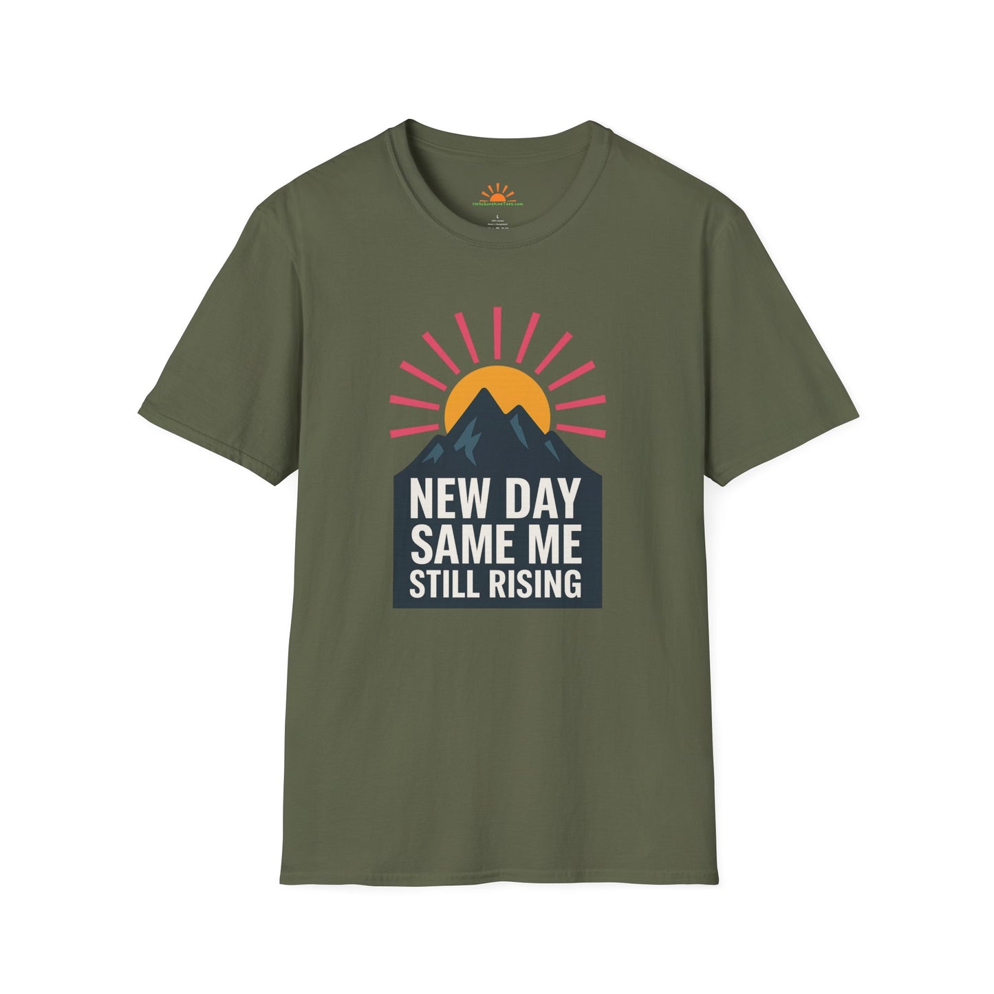 Positive Mindset Shirt – New Day Same Me Rising Sun Tee - Hello Sunshine Tees
