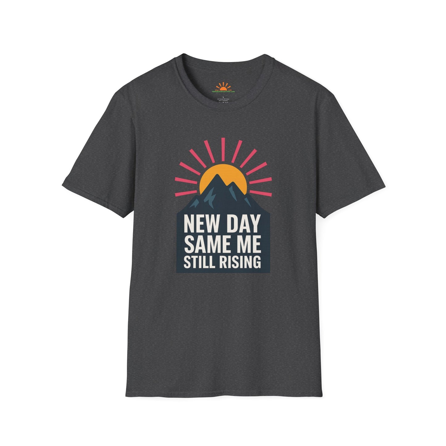 Positive Mindset Shirt – New Day Same Me Rising Sun Tee - Hello Sunshine Tees