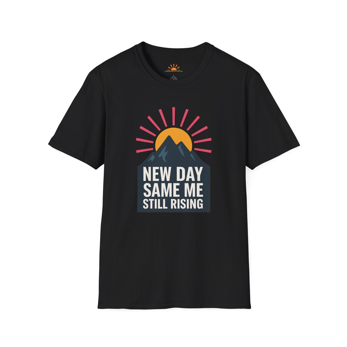 Positive Mindset Shirt – New Day Same Me Rising Sun Tee - Hello Sunshine Tees