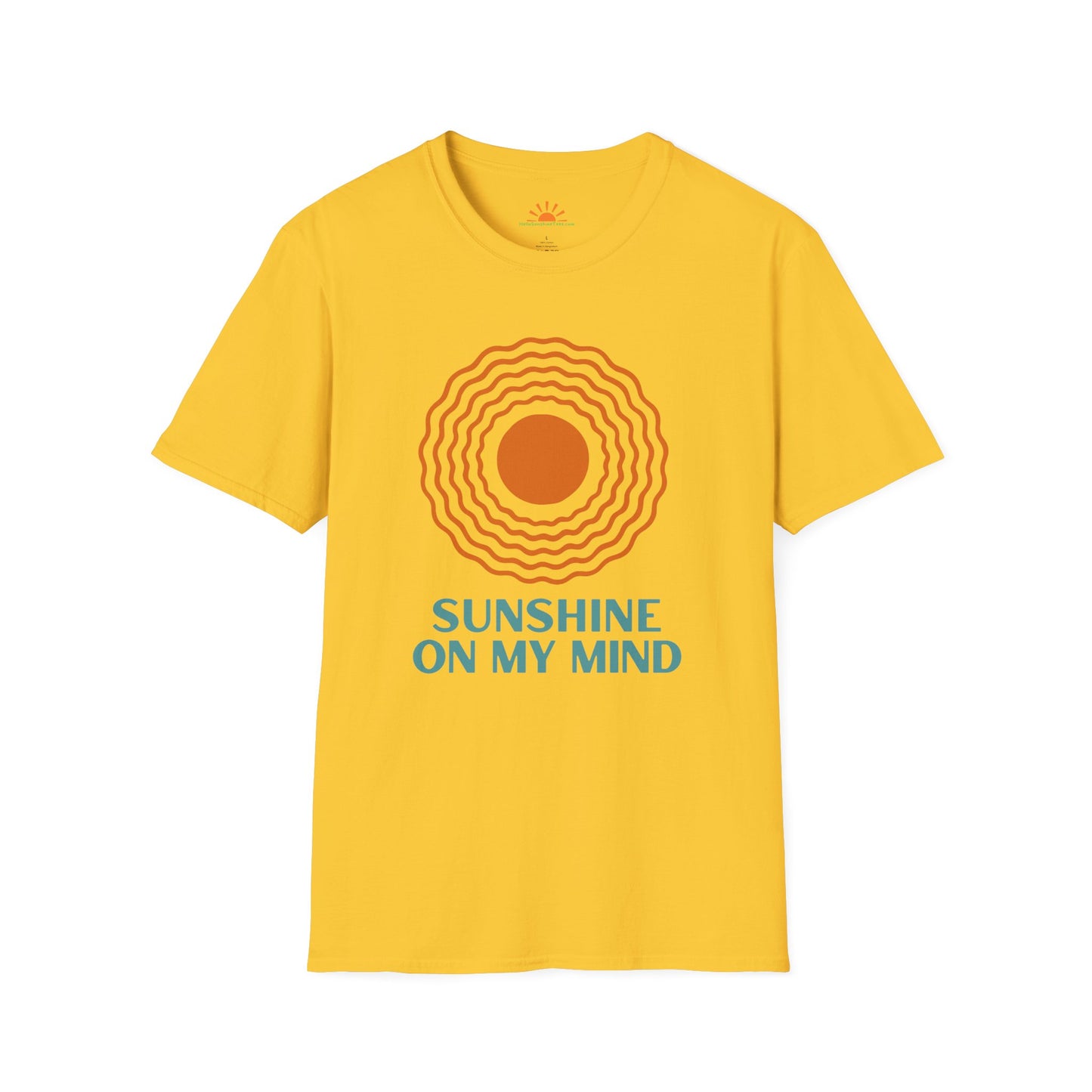 Retro Sun Tee – Sunshine On My Mind Graphic Shirt - Hello Sunshine Tees