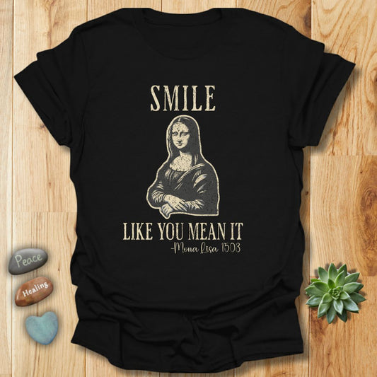 Smile Like You Mean It - Mona Lisa T-Shirt – Grunge Style