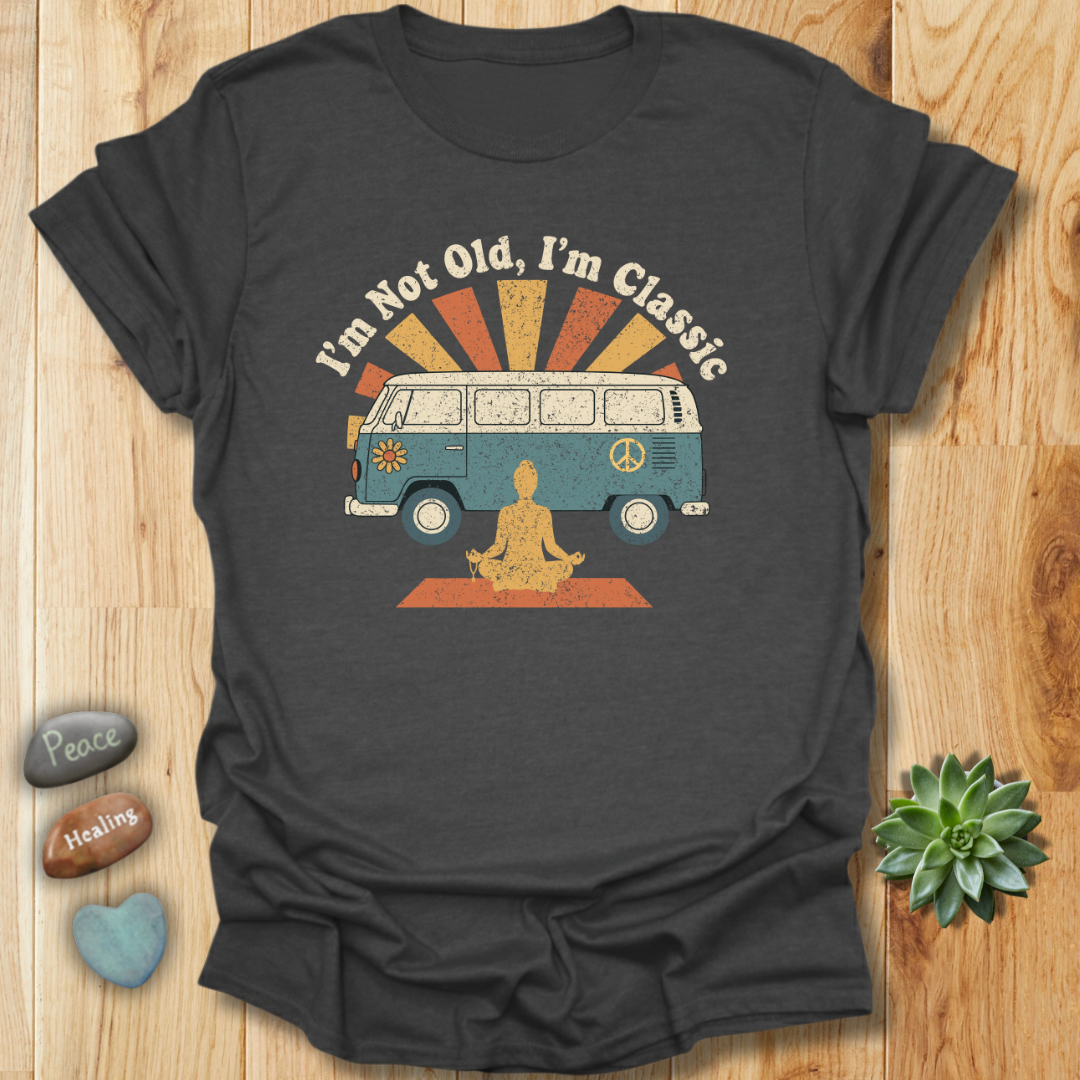 I'm Not Old - I'm Classic Grunge Texture Yoga T-Shirt