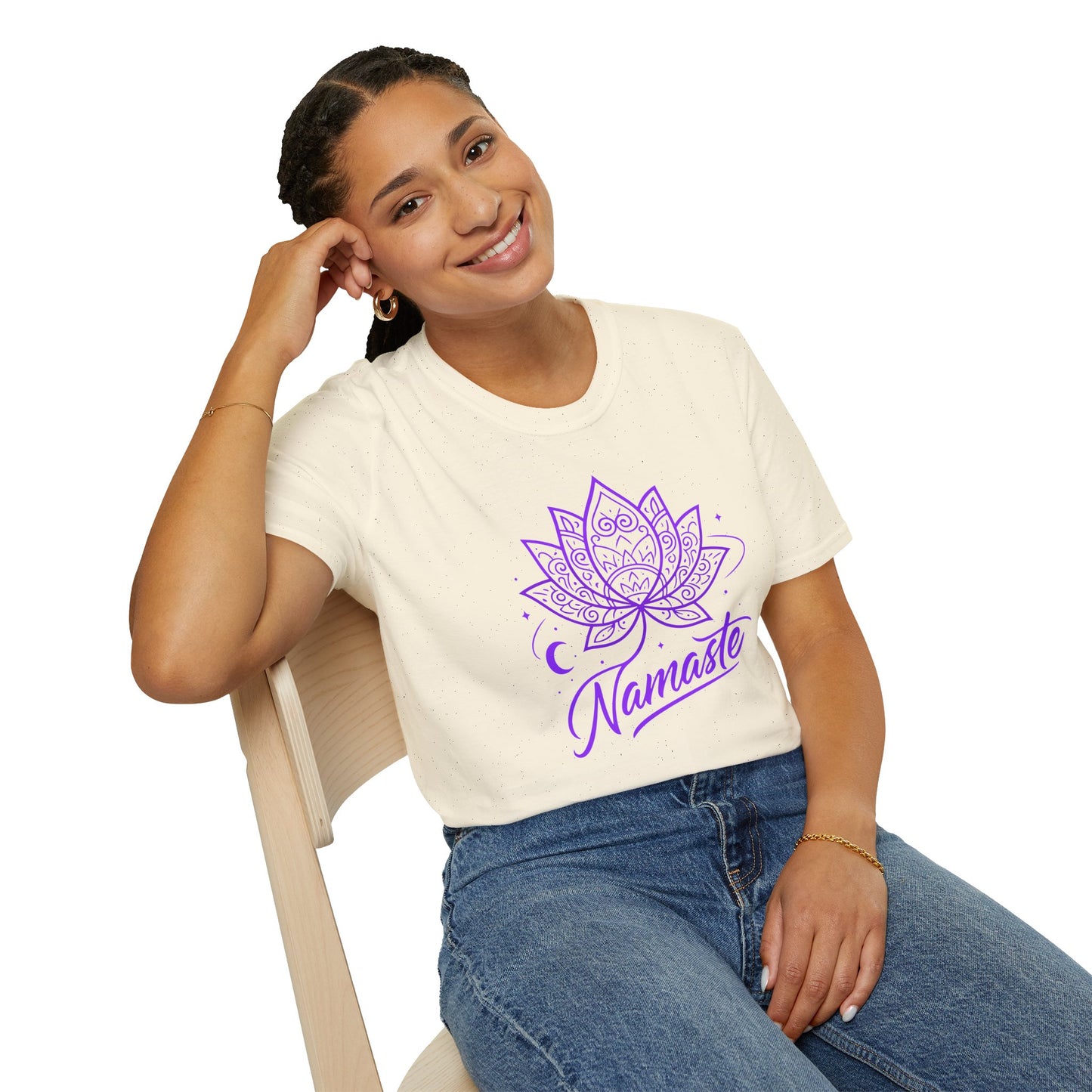 Namaste Lotus Flower Spiritual Yoga T-Shirt