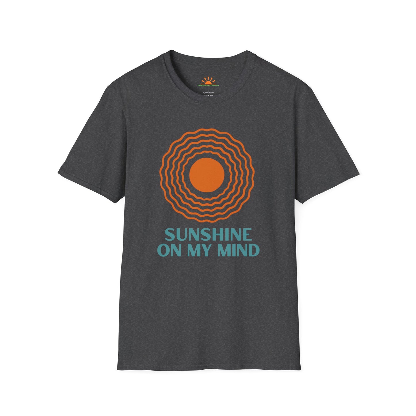 Retro Sun Tee – Sunshine On My Mind Graphic Shirt - Hello Sunshine Tees