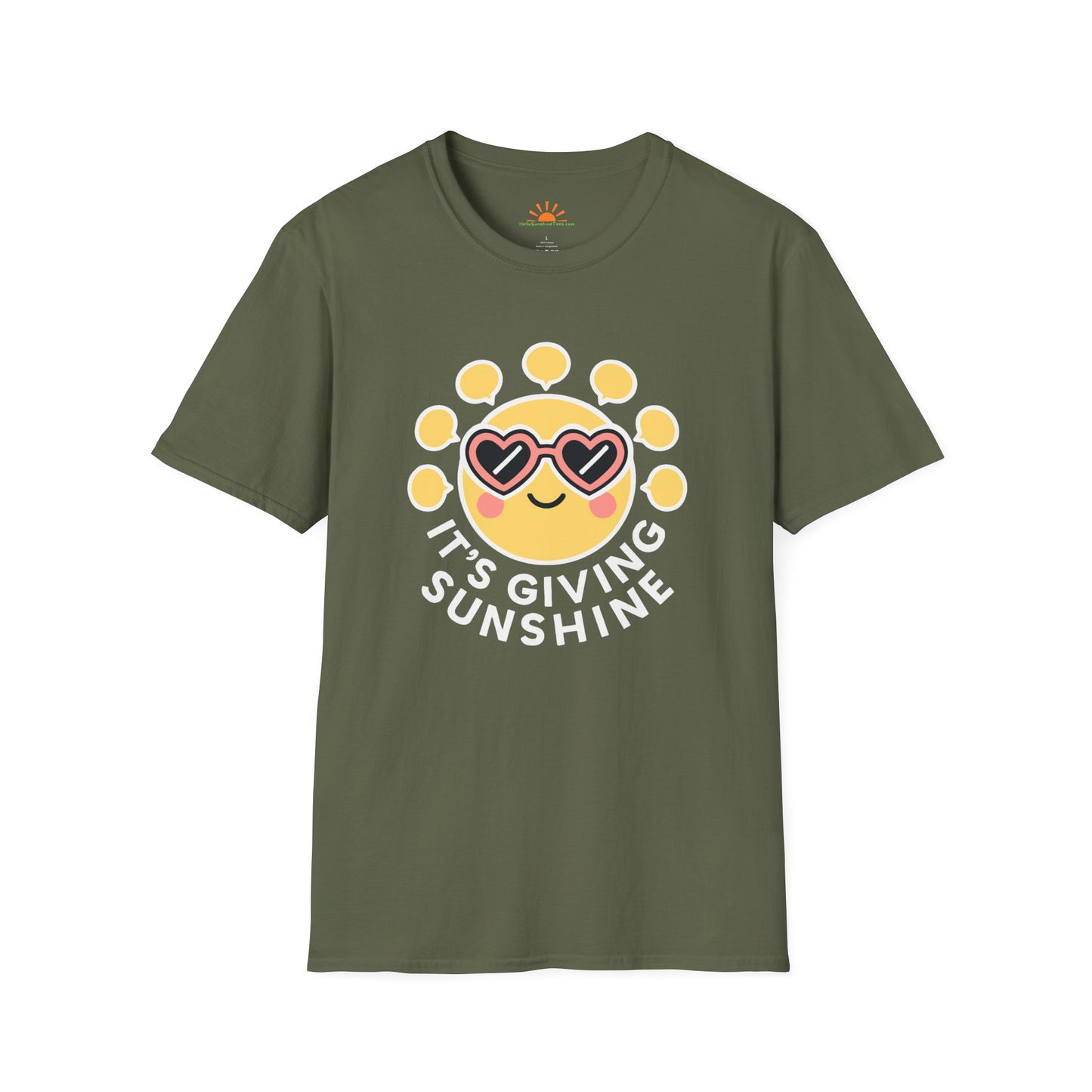 It’s Giving Sunshine T-Shirt – Cute Happy Sun Graphic Tee - Hello Sunshine Tees