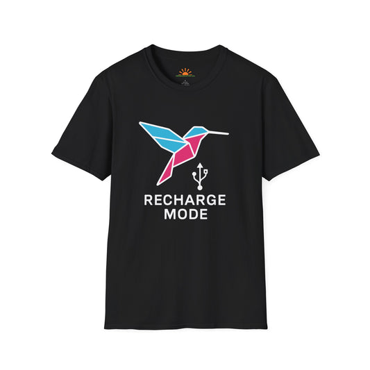Recharge Mode Tee – Positive Energy Graphic Shirt - Hello Sunshine Tees