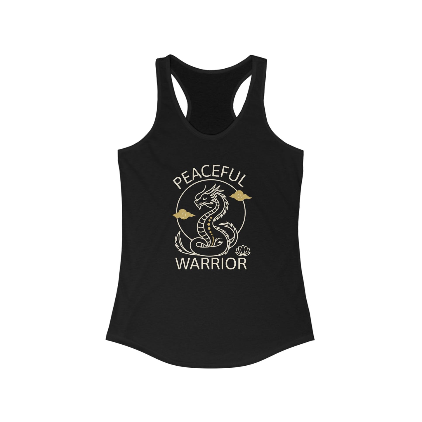 Peaceful Warrior Dragon Tank Top