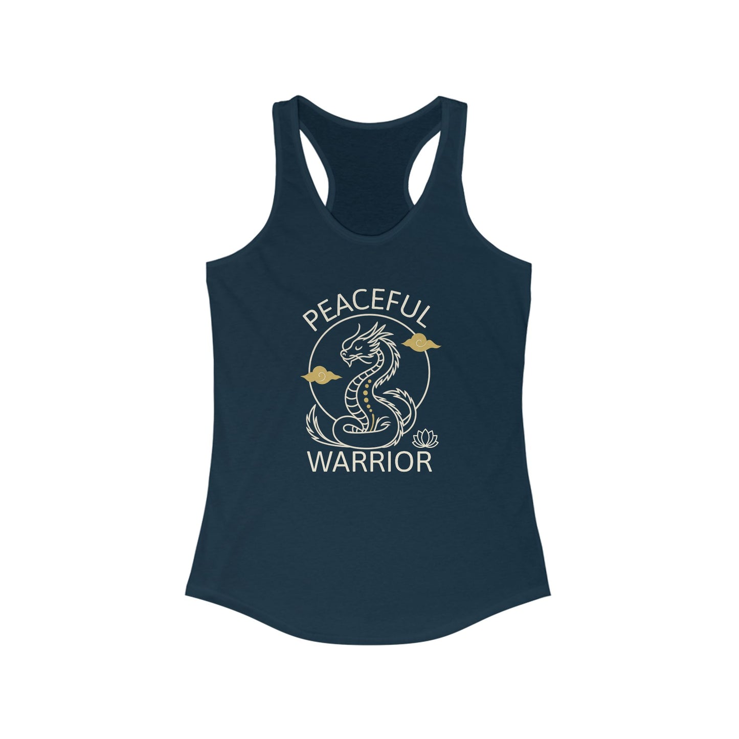 Peaceful Warrior Dragon Tank Top