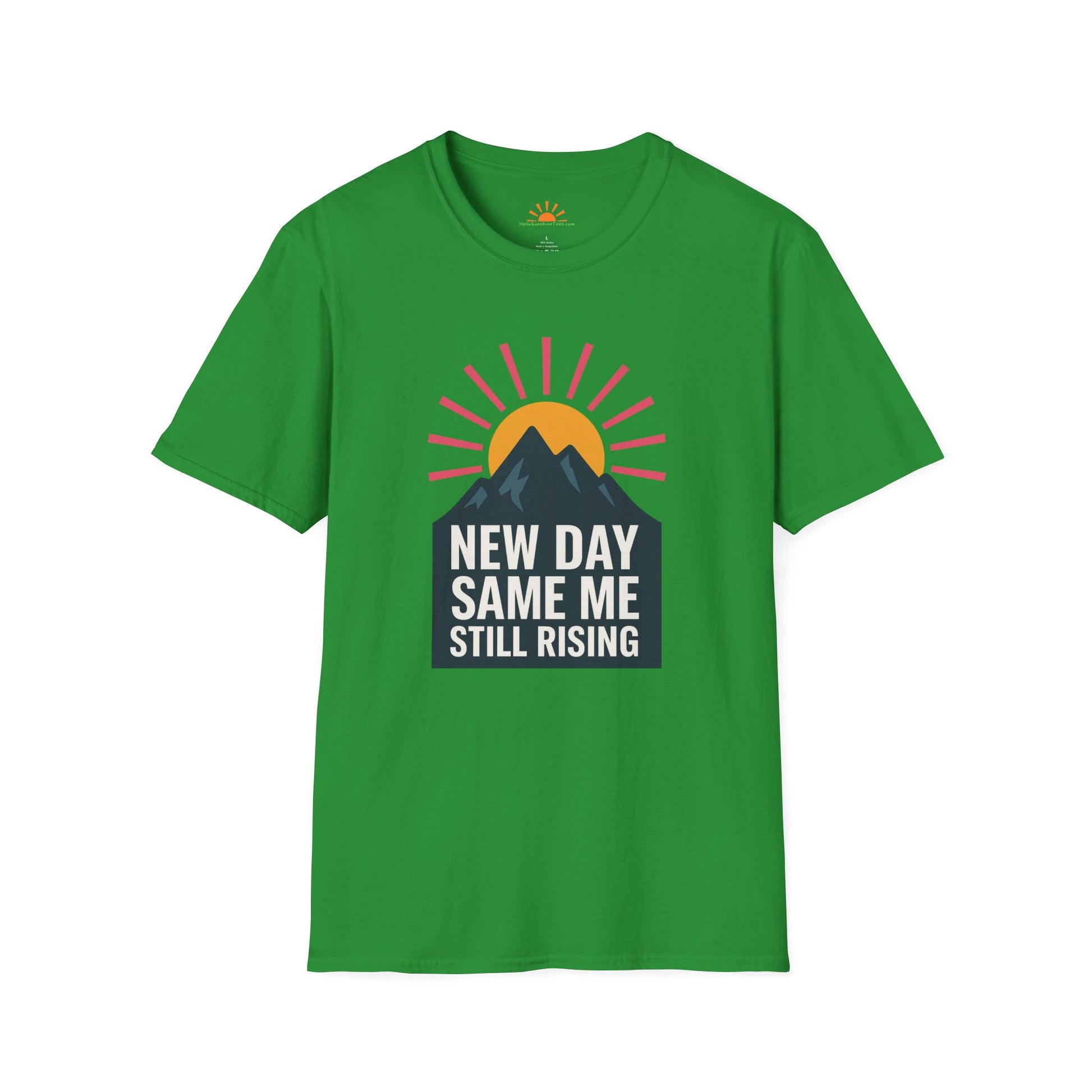 Positive Mindset Shirt – New Day Same Me Rising Sun Tee - Hello Sunshine Tees