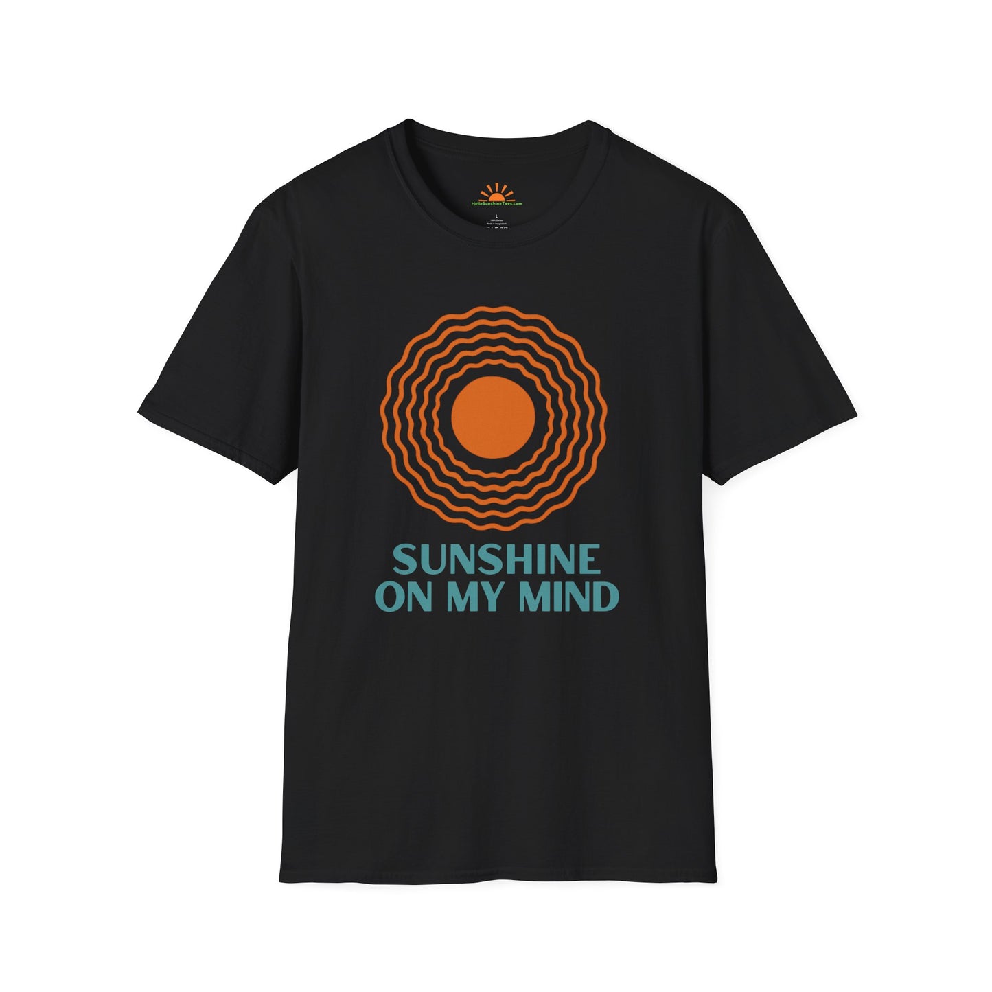 Retro Sun Tee – Sunshine On My Mind Graphic Shirt - Hello Sunshine Tees