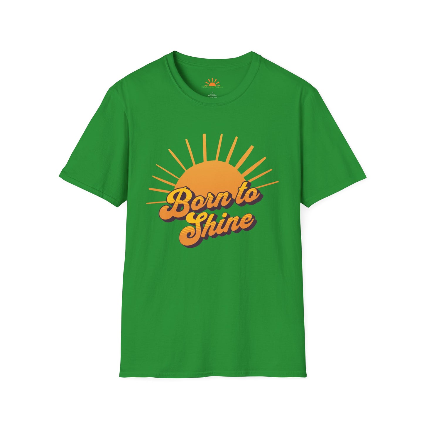 Born To Shine Shirt - Vintage Sun Graphic Tee - Hello Sunshine Tees