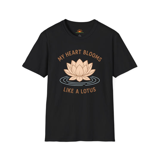 Bloom Like a Lotus Shirt – Yoga Positivity Tee - Hello Sunshine Tees
