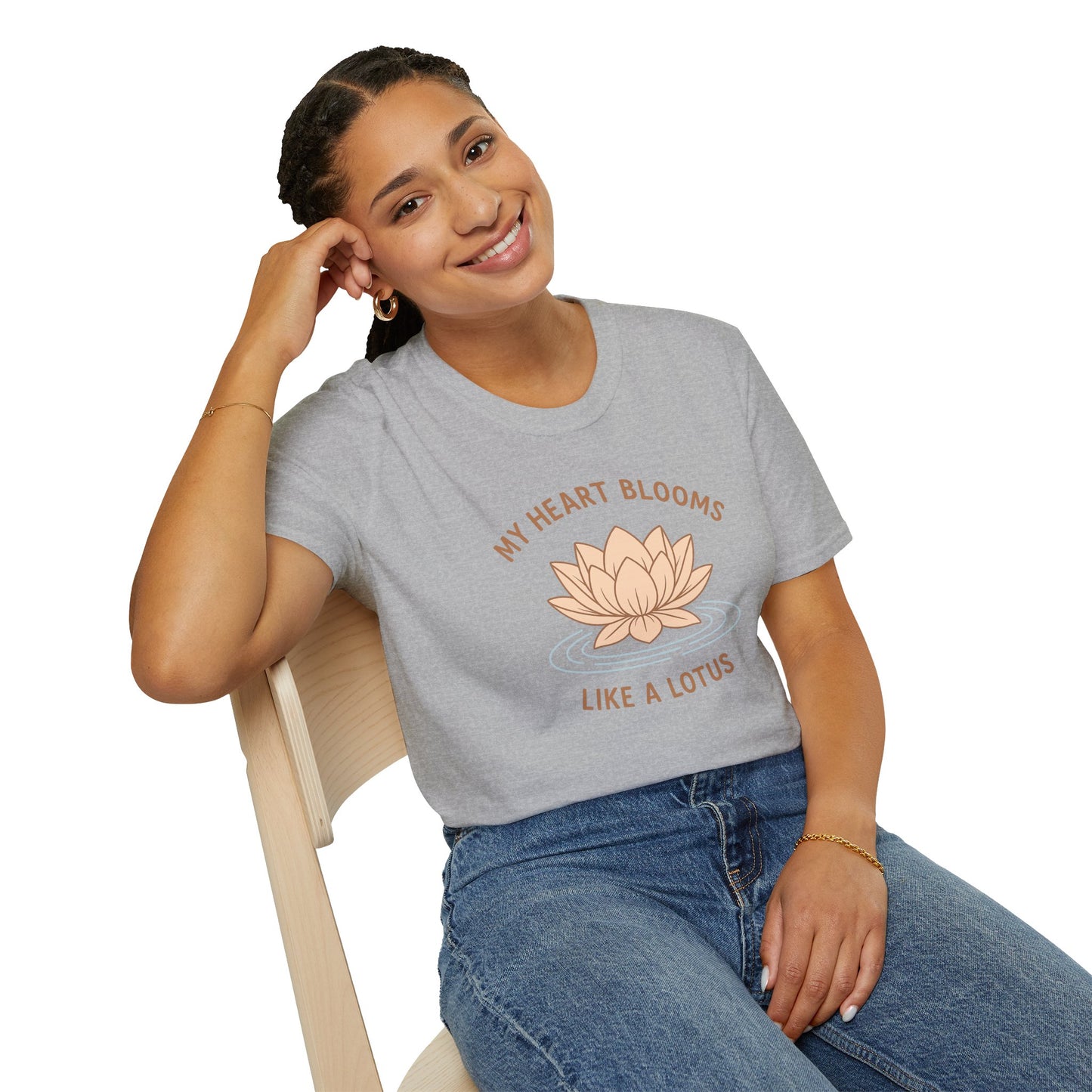 Bloom Like a Lotus Shirt – Yoga Positivity Tee