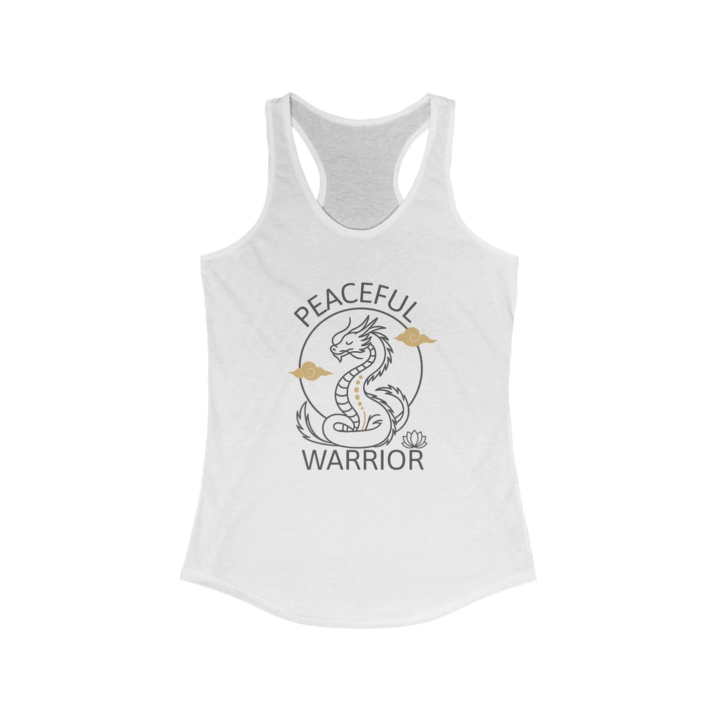 Peaceful Warrior Dragon Tank Top