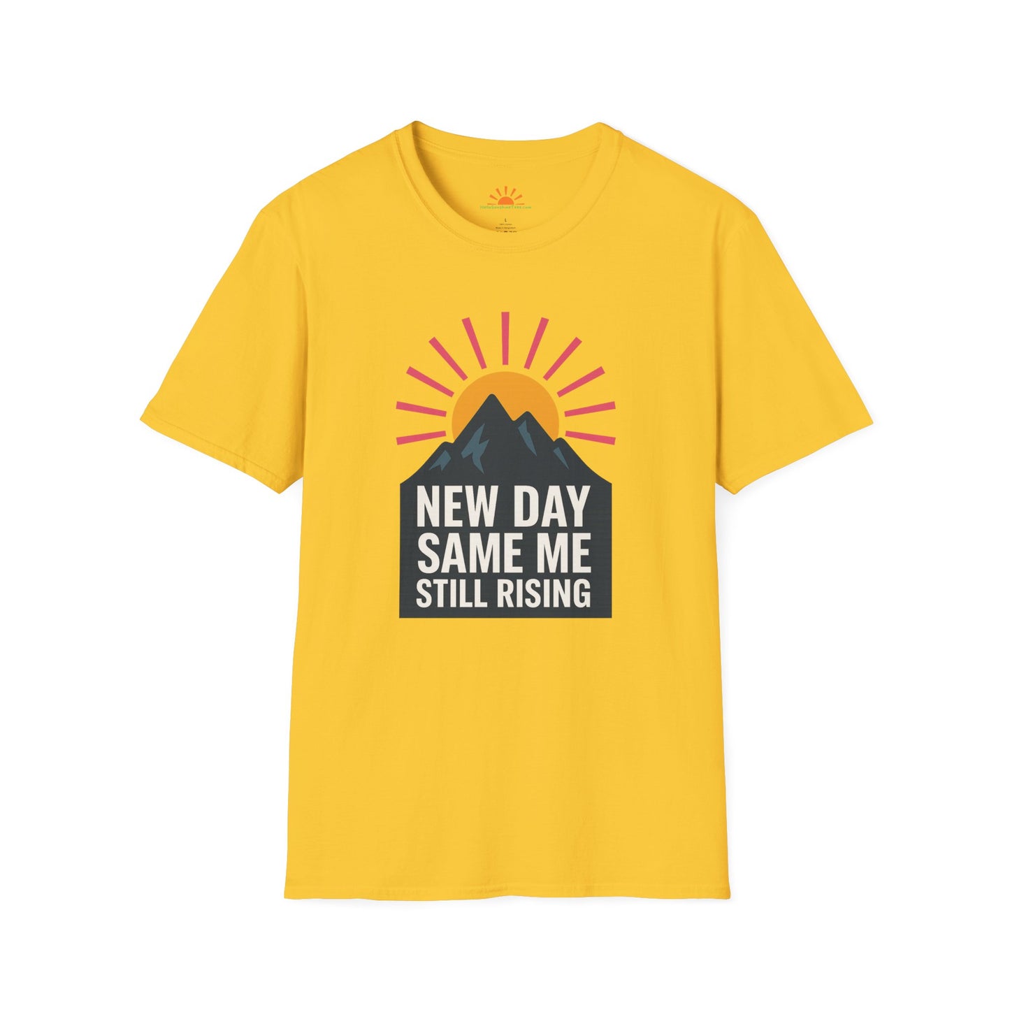 Positive Mindset Shirt – New Day Same Me Rising Sun Tee - Hello Sunshine Tees