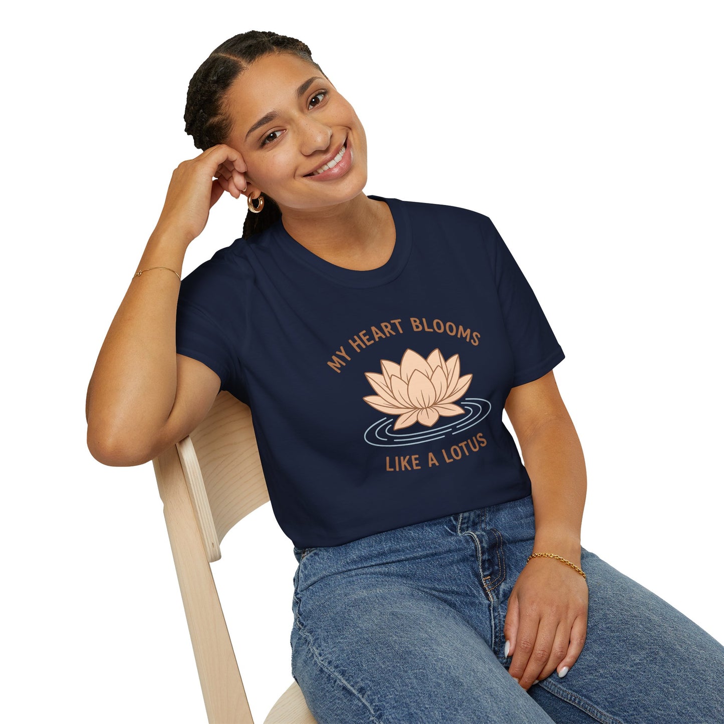 Bloom Like a Lotus Shirt – Yoga Positivity Tee