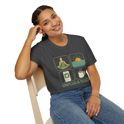 Unplug and Reset Mindfulness T-Shirt