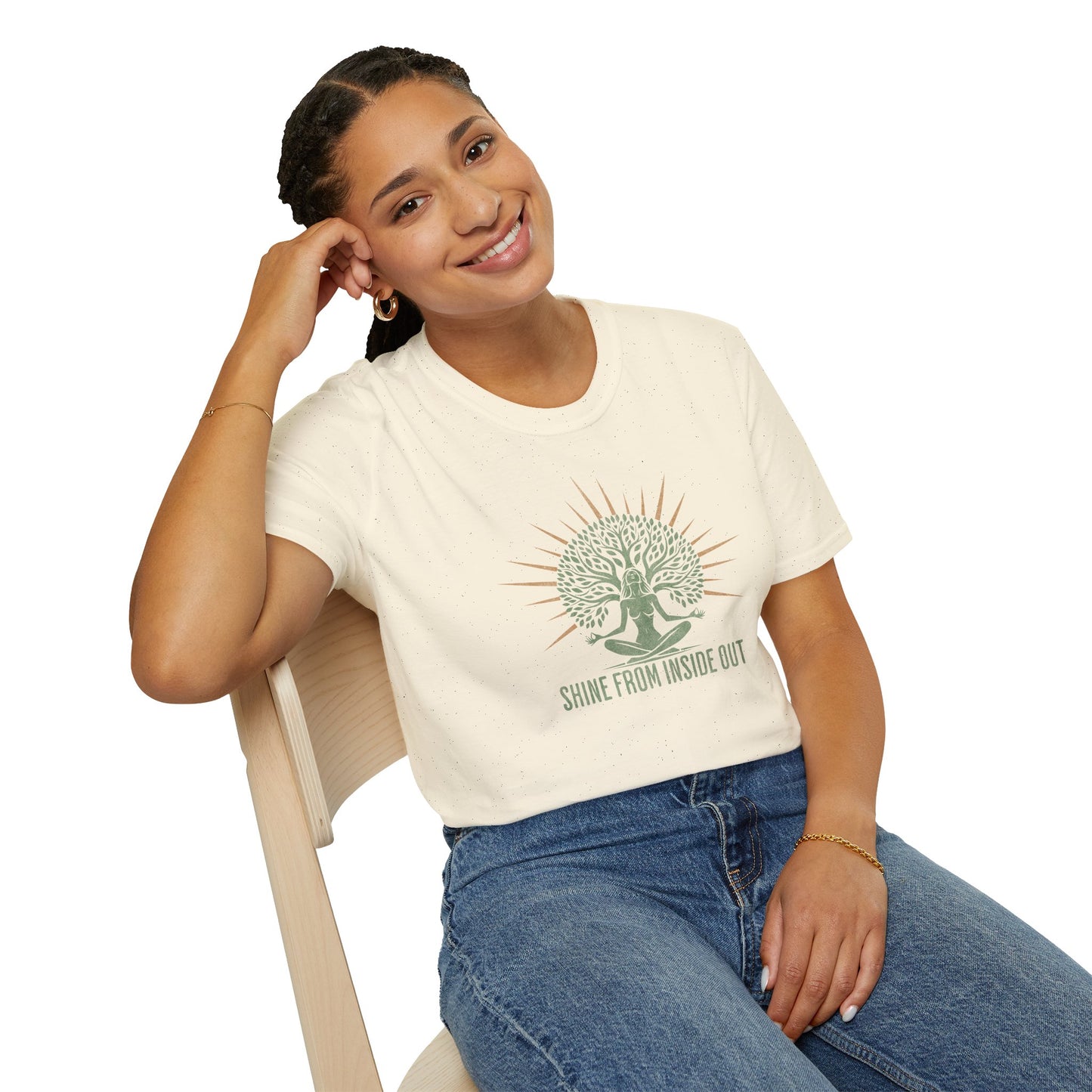 Shine from the Inside Out - Positive Vibes T-Shirt