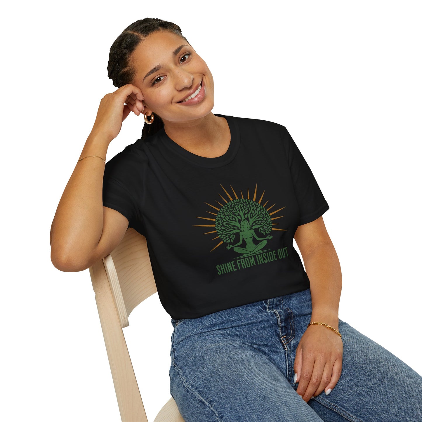 Shine from the Inside Out - Positive Vibes T-Shirt