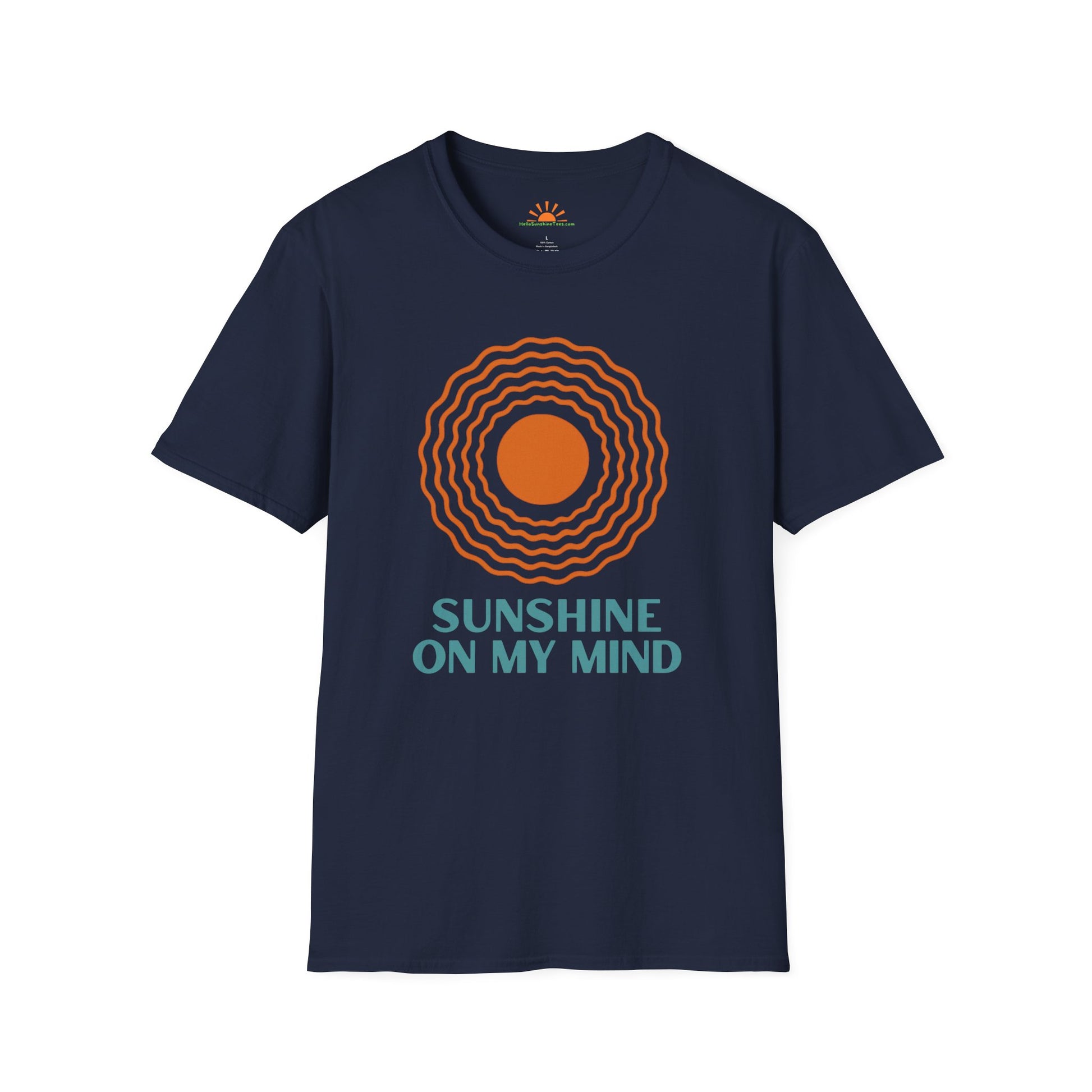 Retro Sun Tee – Sunshine On My Mind Graphic Shirt - Hello Sunshine Tees