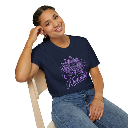 Namaste Lotus Flower Spiritual Yoga T-Shirt