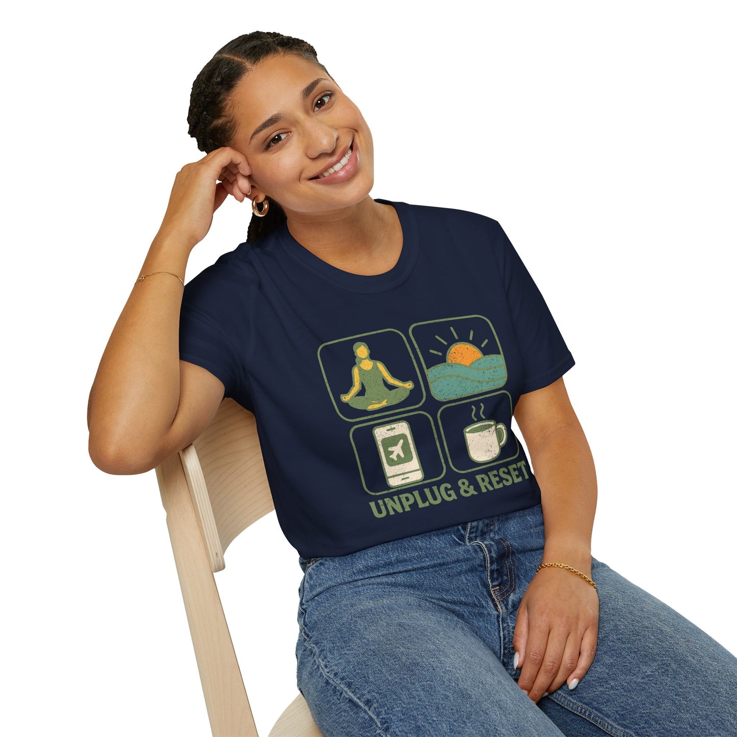 Unplug and Reset Mindfulness T-Shirt