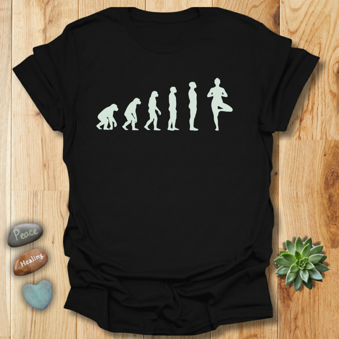 Yoga Evolution Silhouette T-Shirt