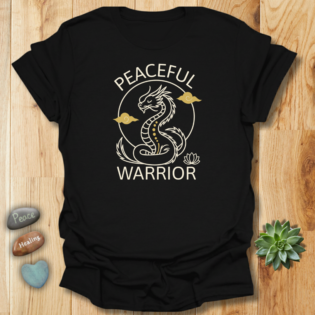 Peaceful Warrior Dragon T-Shirt