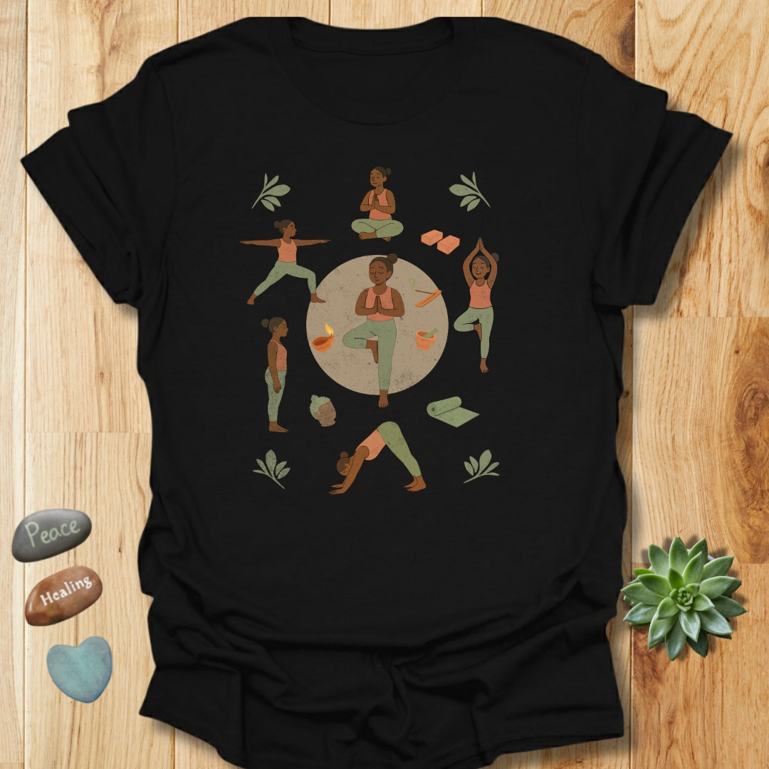 Sunrise Poses - Grounded Glow Grunge Texture