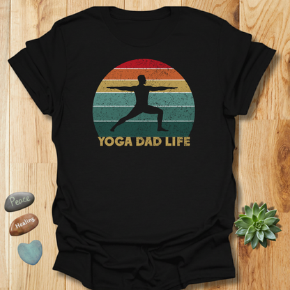 Yoga Dad Life T-Shirt – Grunge Texture