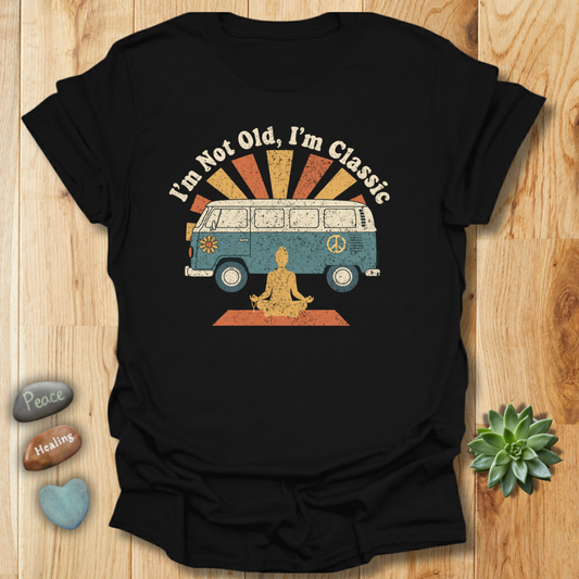 I'm Not Old - I'm Classic Grunge Texture Yoga T-Shirt