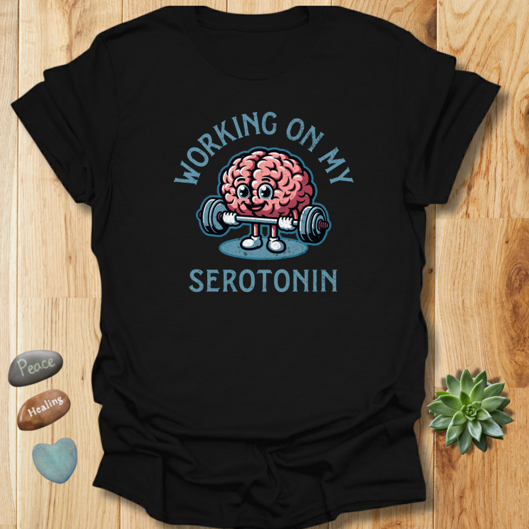 Serotonin Workout T-Shirt – Grunge Texture