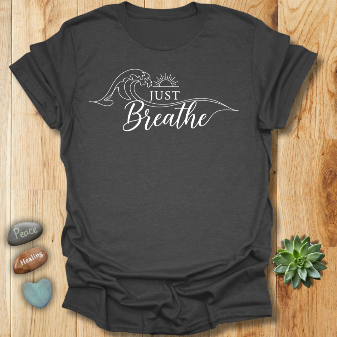 Just Breathe Ocean Wave T-Shirt