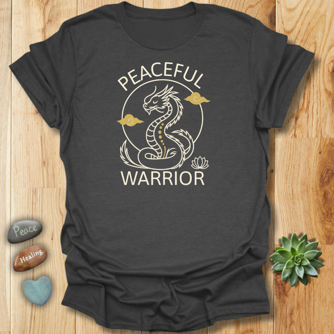 Peaceful Warrior Dragon T-Shirt