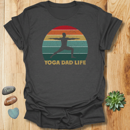 Yoga Dad Life T-Shirt – Grunge Texture