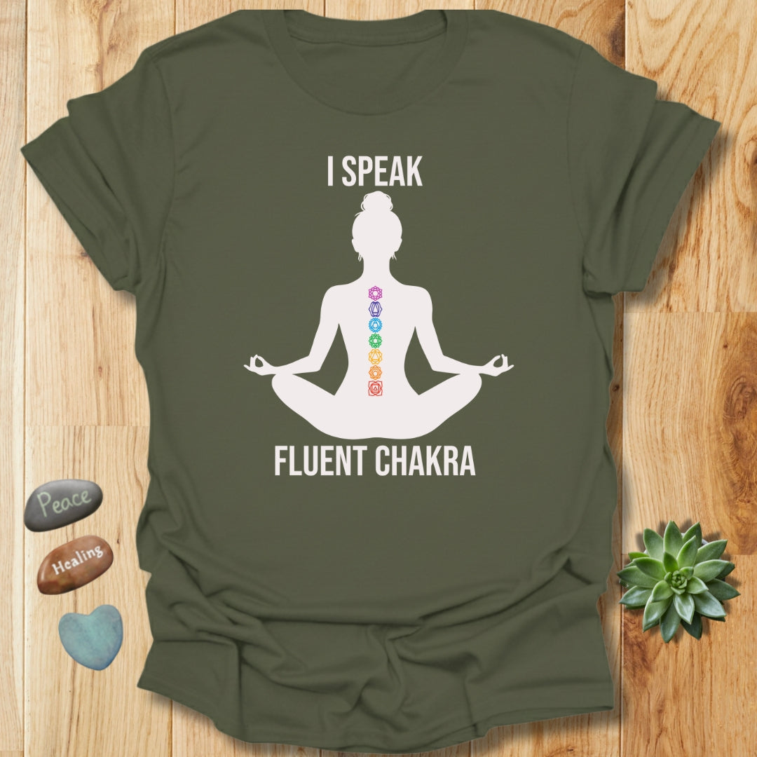 I Speak Fluent Chakra - Yoga T-Shirt