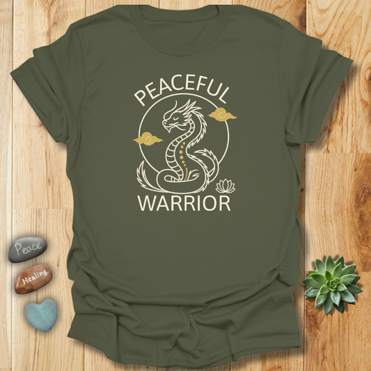Peaceful Warrior Dragon T-Shirt