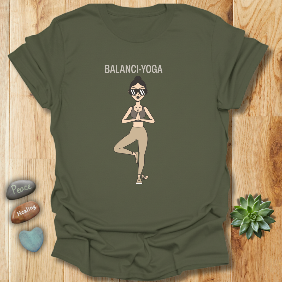 The Balanci-Yoga T-Shirt– For the Calm & Stylish