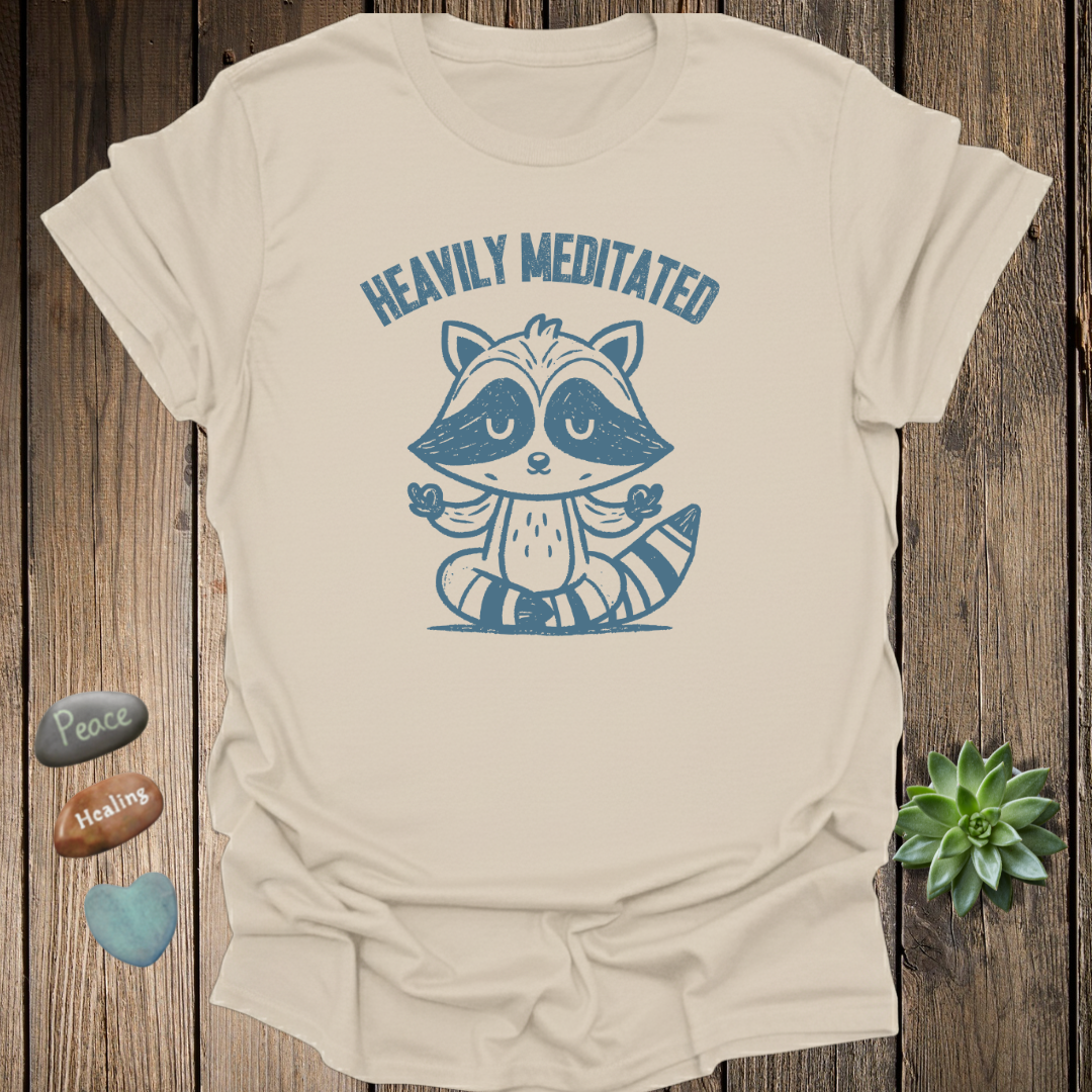 Heavily Meditated Raccoon T-Shirt