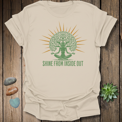 Shine from the Inside Out - Positive Vibes T-Shirt