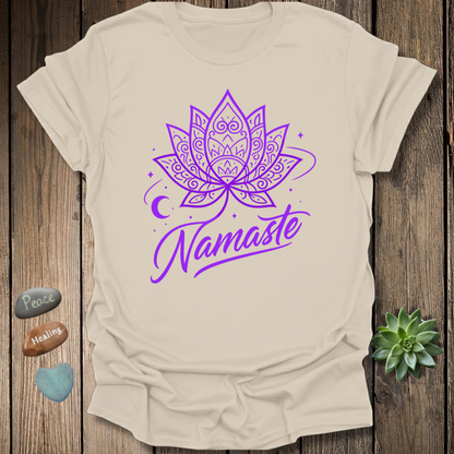 Namaste Lotus Flower Spiritual Yoga T-Shirt