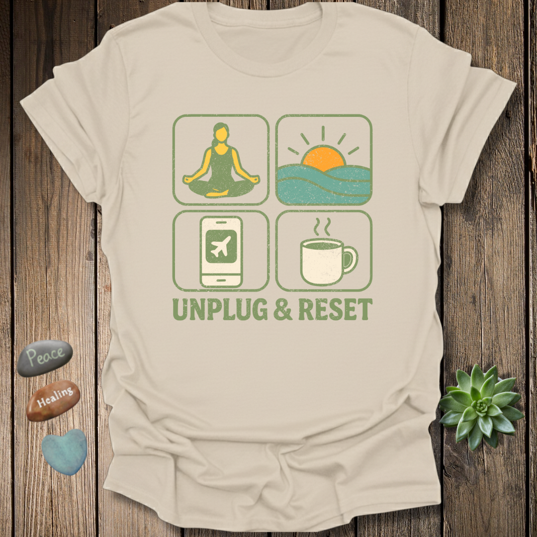 Unplug and Reset Mindfulness T-Shirt