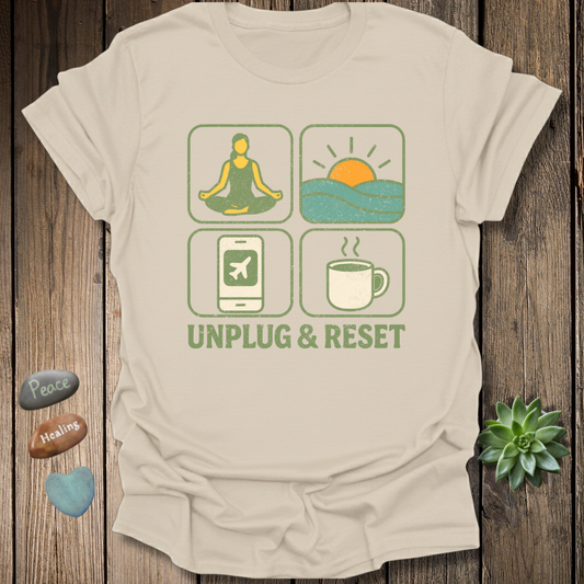 Unplug and Reset Mindfulness T-Shirt