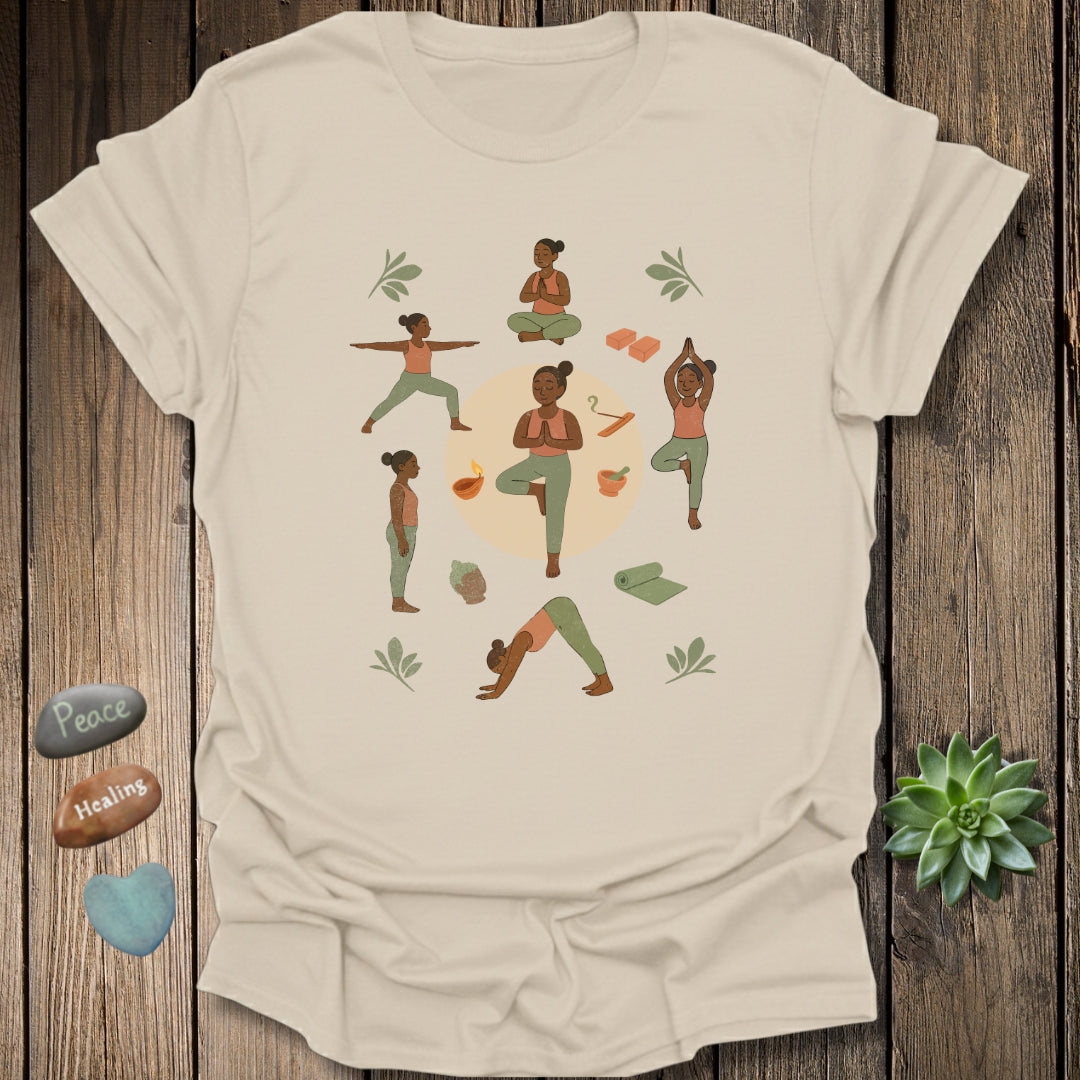 Sunrise Poses - Grounded Glow Grunge Texture